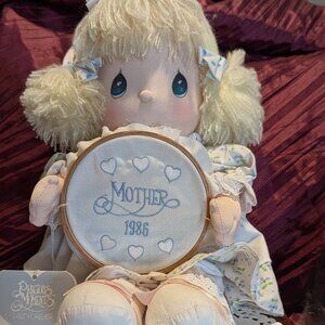 Precious Moments 1986 Mother Doll with original tag